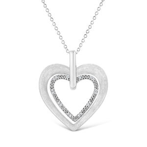 .925 Sterling Silver Prong-Set Diamond